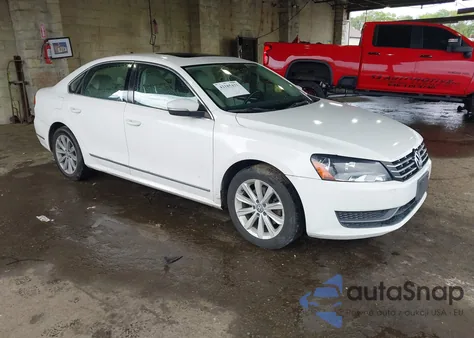 2013 Volkswagen Passat 2.5L Sel из США, поврежденный, VIN 1VWCP7A37DC100365